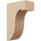 Ekena Millwork 4"W x 8"D x 12"H Classic Del Monte Rough Cedar Woodgrain TimberThane Corbel, Primed Tan CORUR04X08X12DELRCPR - alternate 1
